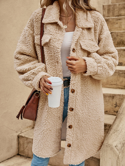 Emily | Plush Teddy Coat