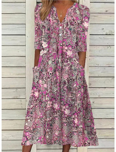 Lorna | Casual Summer Floral Dress