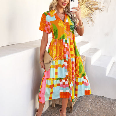 Fernanda | Breezy Floral Tiered Midi Dress