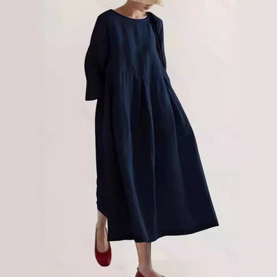 Sophie | Casual Linen Dress with Pockets