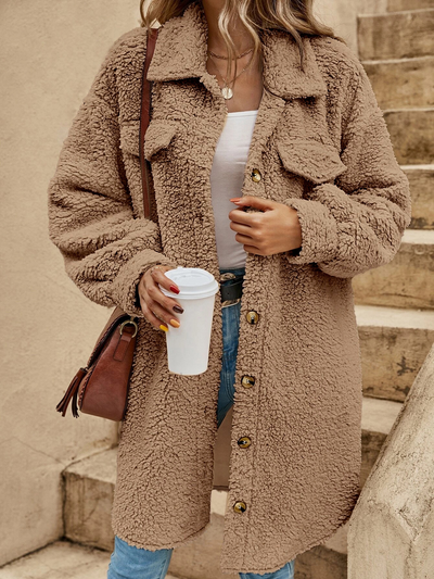 Emily | Plush Teddy Coat