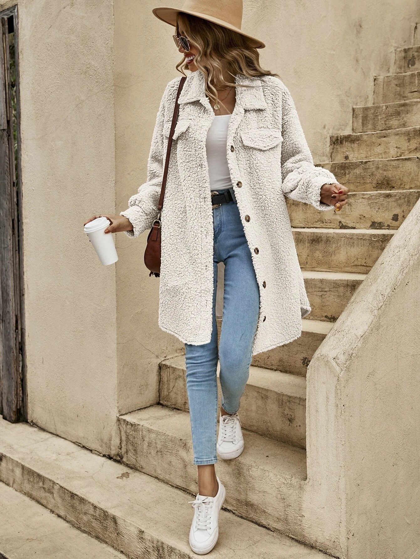 Emily | Plush Teddy Coat