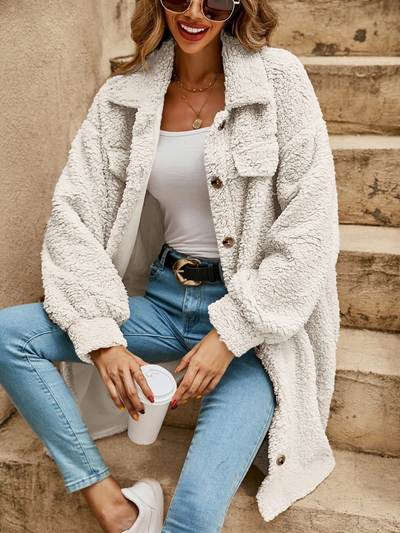 Emily | Plush Teddy Coat