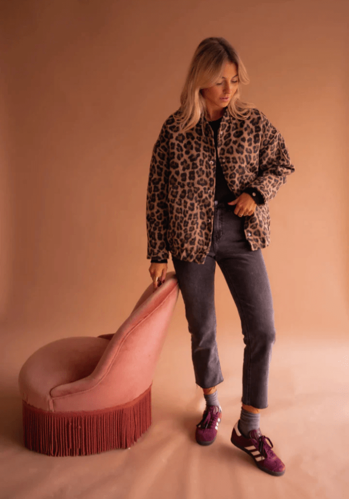 Daena | Luxe Wild Bomber Jacket