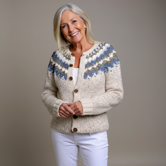 Peyton | Vintage Icelandic Cardigan