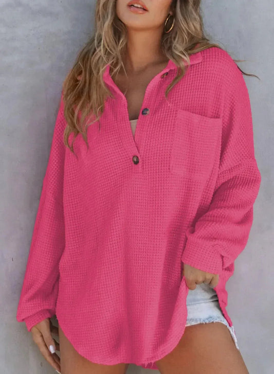 Luisa | Chic Waffle Jacket