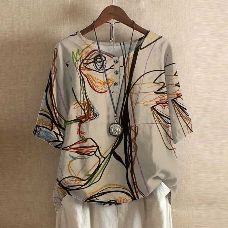 Anya | Vintage-Style Blouse