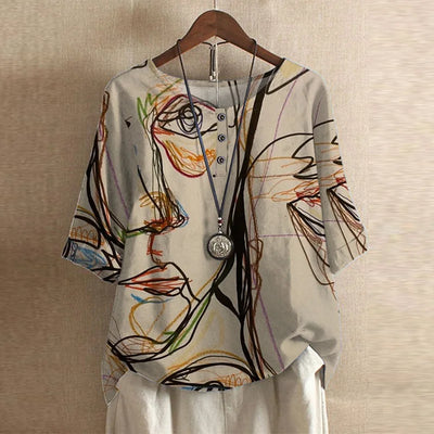 Anya | Vintage-Style Blouse