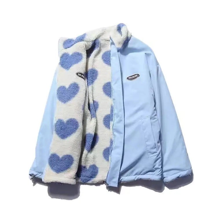 Liam | Cozy Reversible Heart Jacket (Exclusive Line)