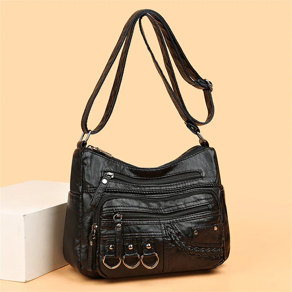 Sophia Retro Elegance | Cozy Zipper Pouch