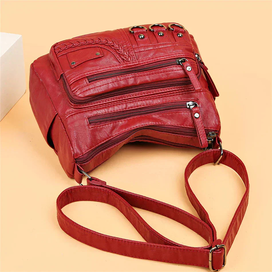 Sophia Retro Elegance | Cozy Zipper Pouch