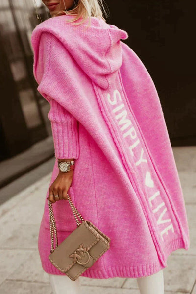 Jenette | Luxuriously Cozy Hooded Cardigan