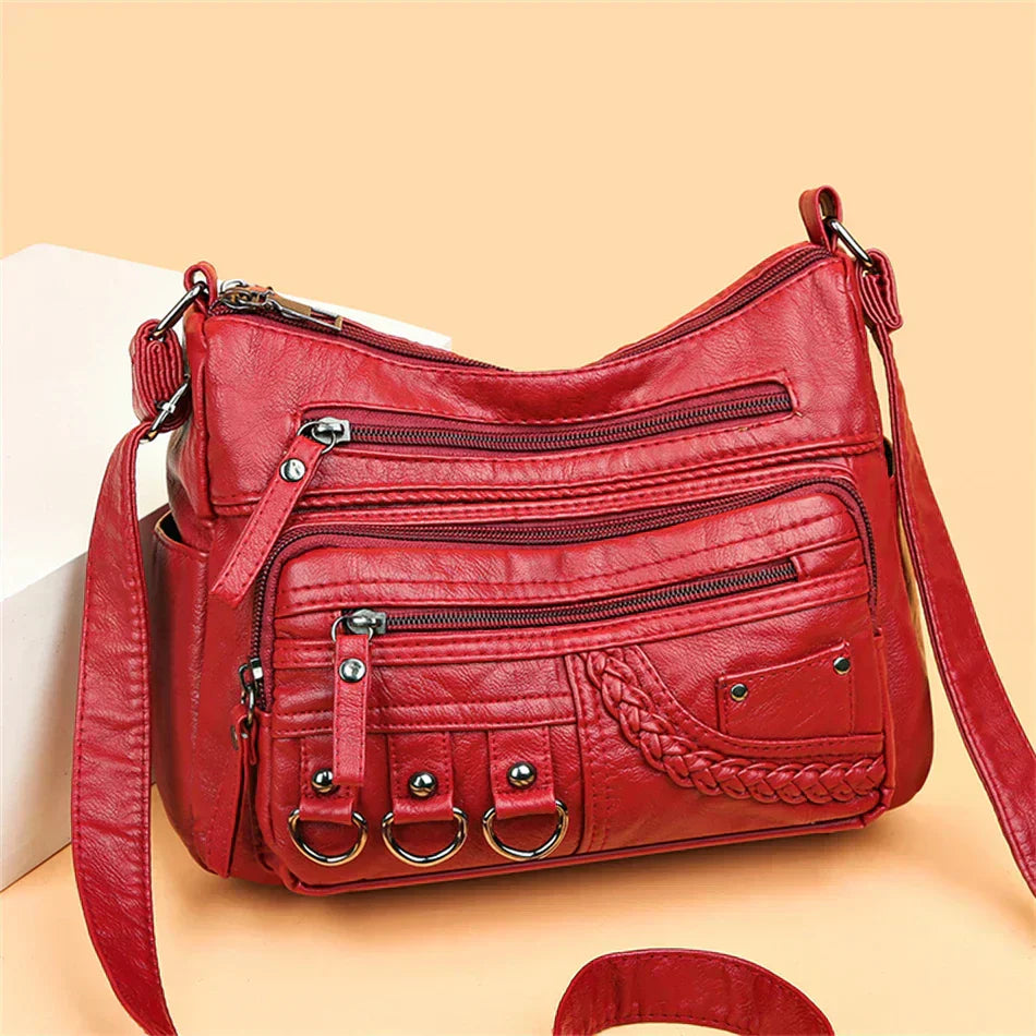 Sophia Retro Elegance | Cozy Zipper Pouch