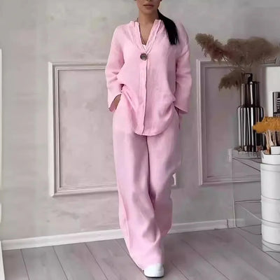 Avery | Cozy Casual Linen Co-Ord Set