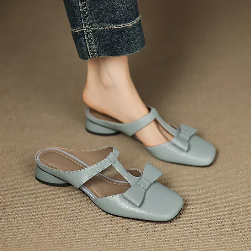 Lina Square Toe Slippers |