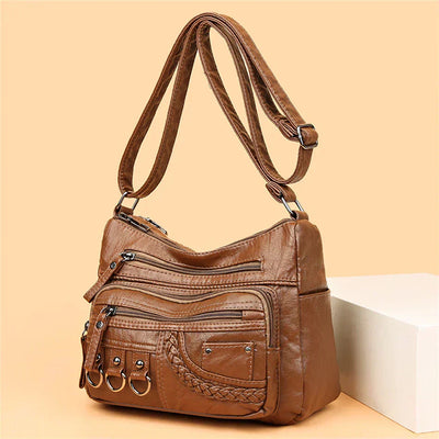 Sophia Retro Elegance | Cozy Zipper Pouch