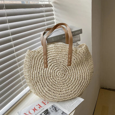 Sophie | Versatile Straw Tote Bag