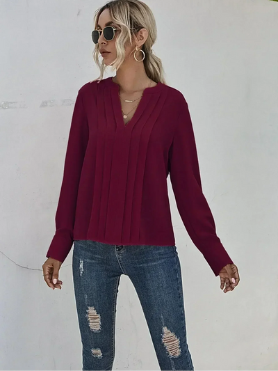 Aria | Chic Pleated Top
