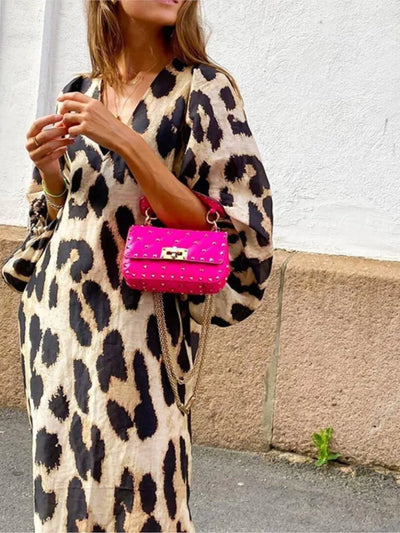 Emma | Chic Leopard Print Dress