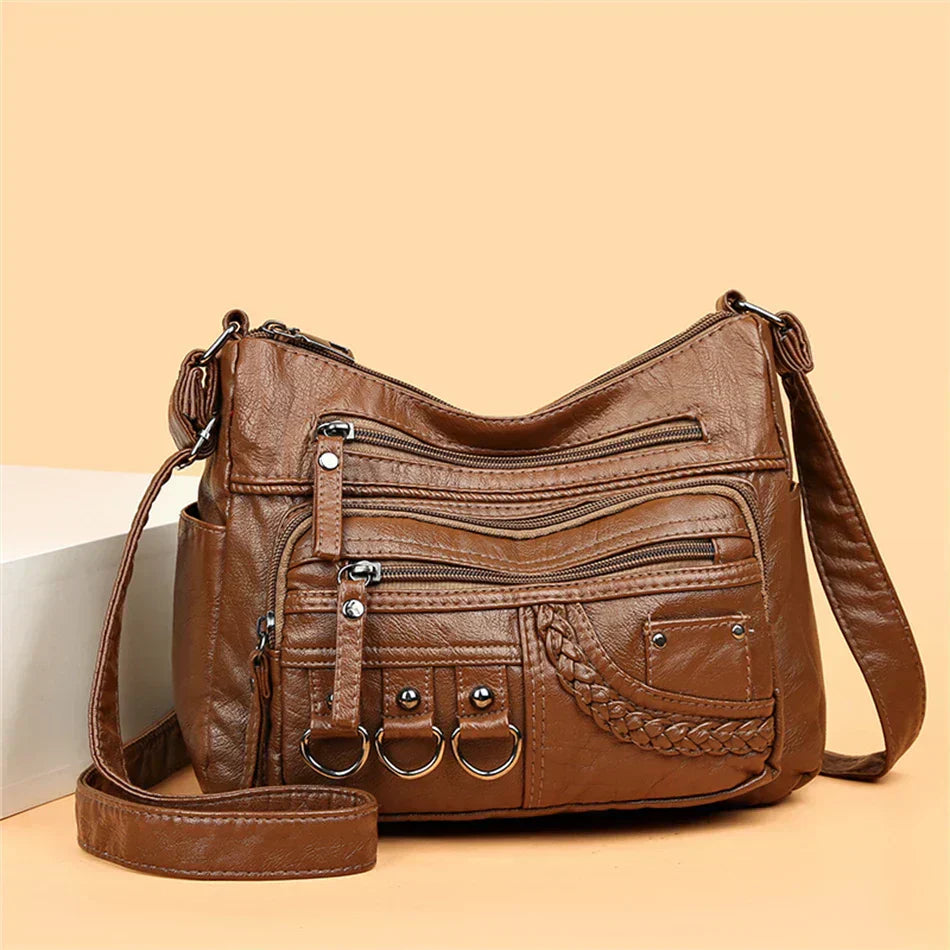 Sophia Retro Elegance | Cozy Zipper Pouch