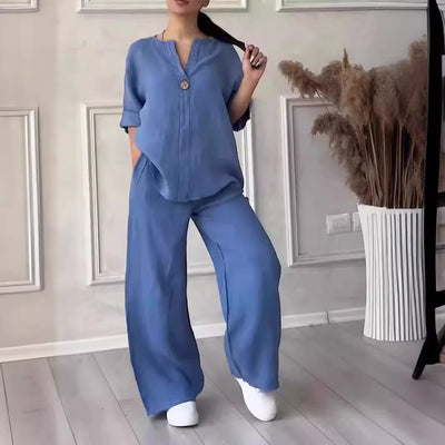 Avery | Cozy Casual Linen Co-Ord Set