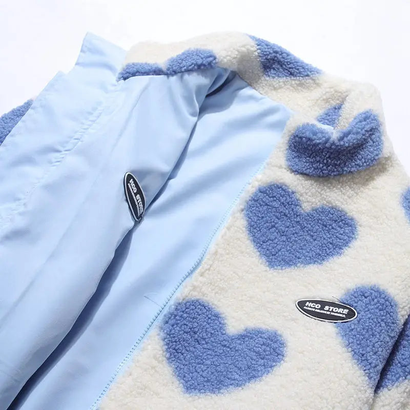 Liam | Cozy Reversible Heart Jacket (Exclusive Line)