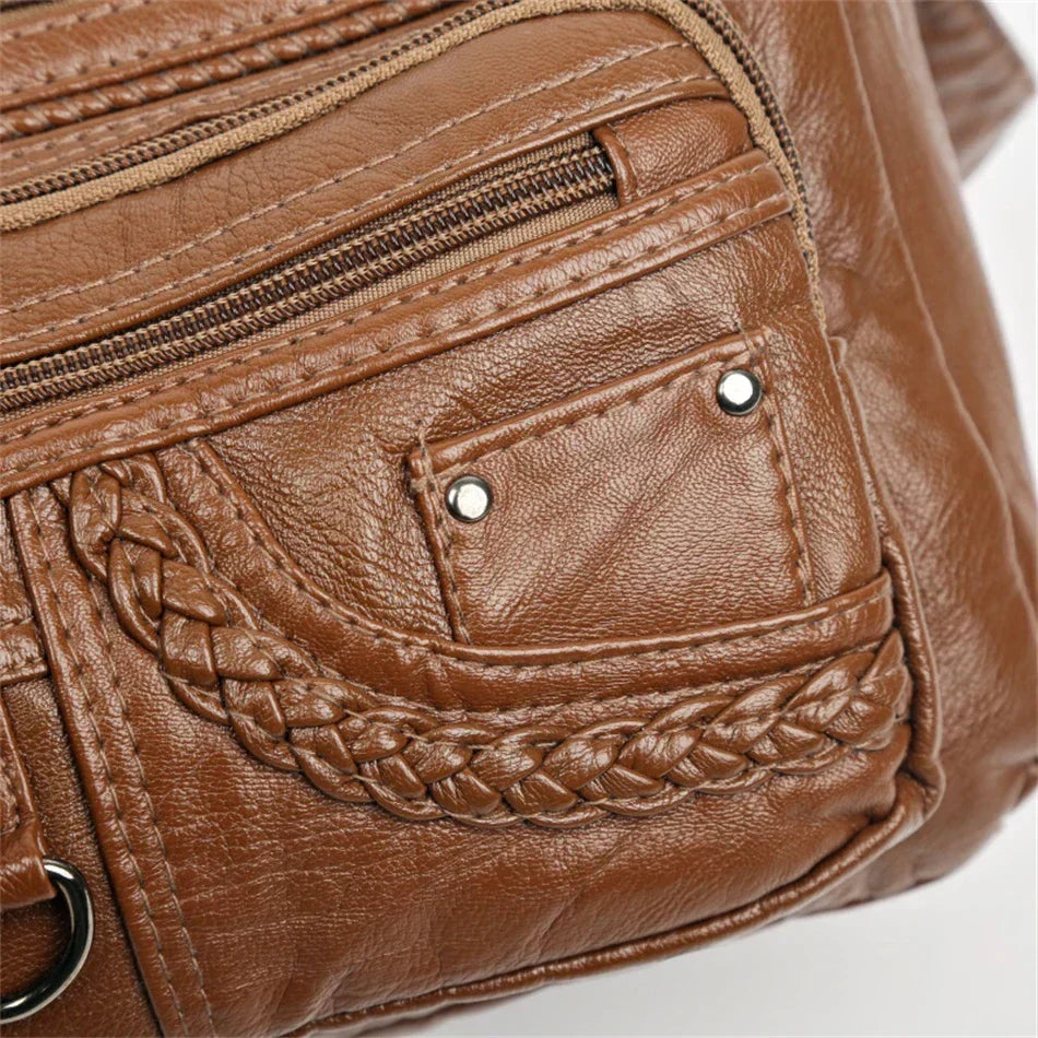 Sophia Retro Elegance | Cozy Zipper Pouch