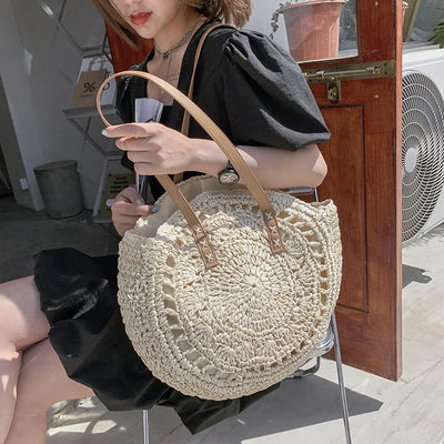 Sophie | Versatile Straw Tote Bag