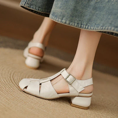 Coralia Chunky Heel Shoes |