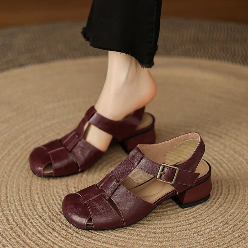 Coralia Chunky Heel Shoes |