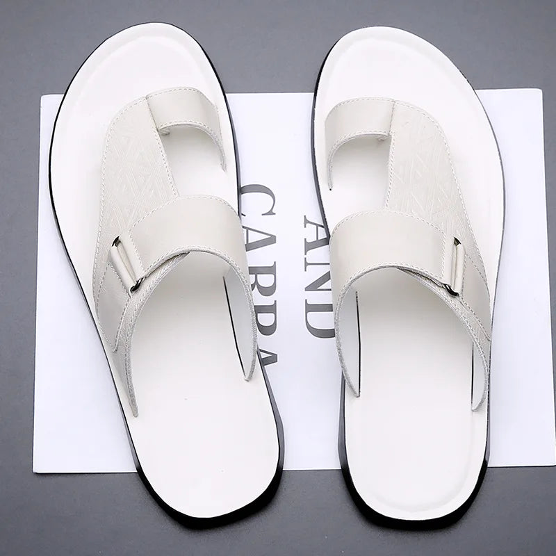 Callen Luxe | Bare Leather Sandals