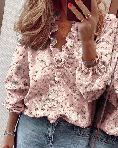 Sophie | Enola | Playful Ruffled Feminine Blouse