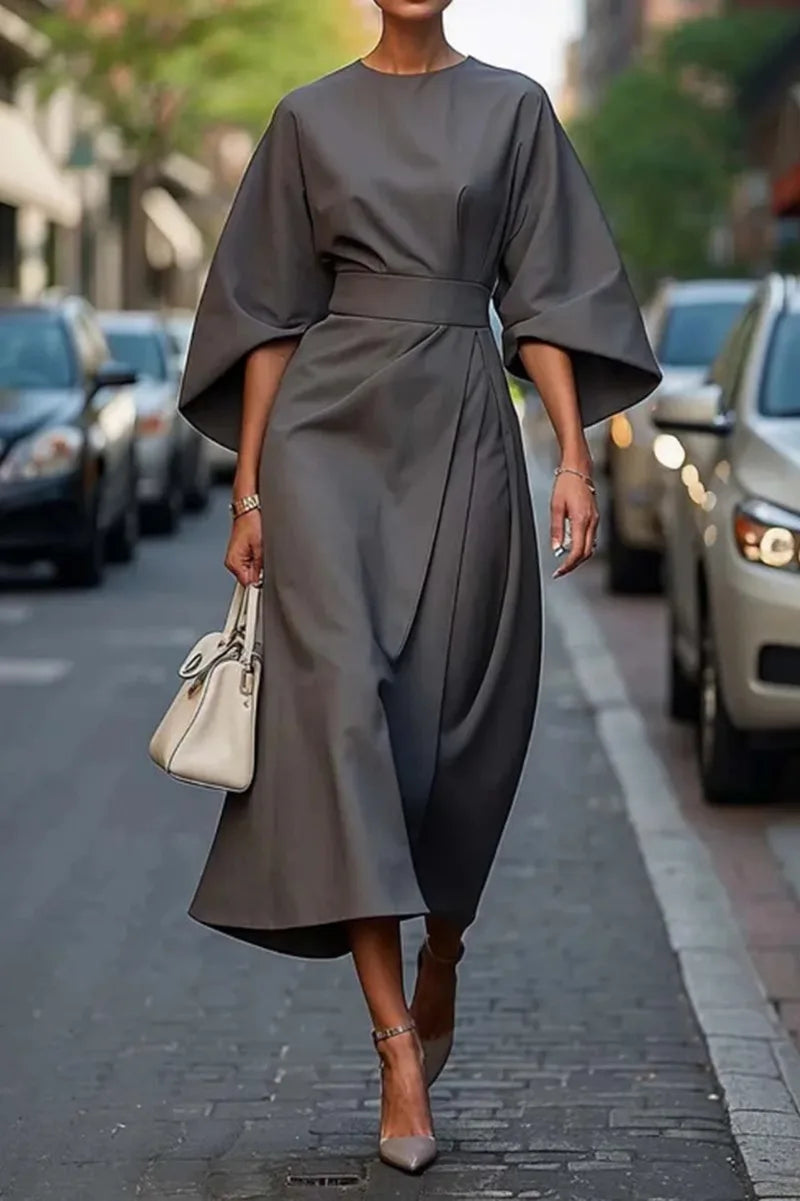 Isabella | Cozy Everyday Round Neck Dress
