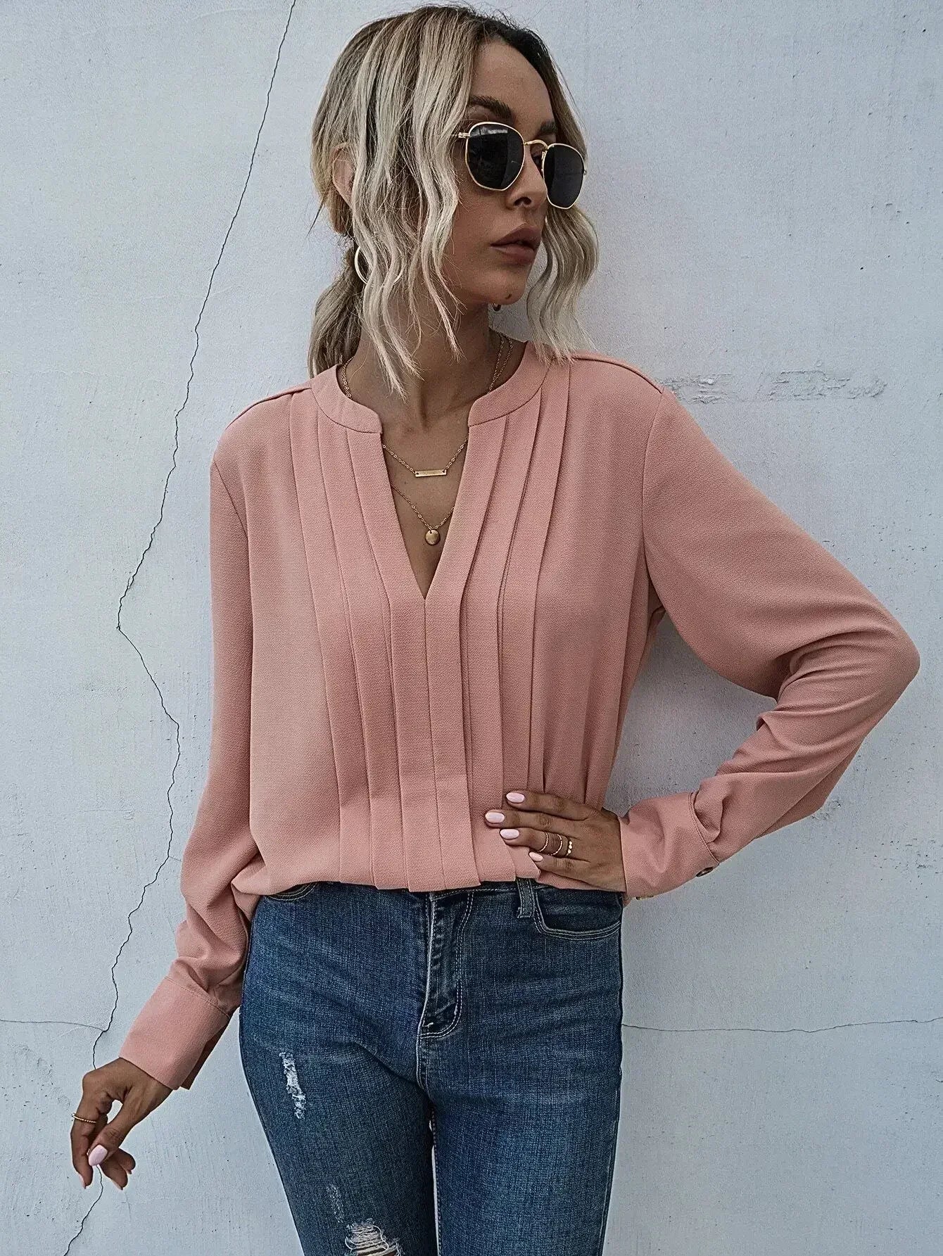 Aria | Chic Pleated Top