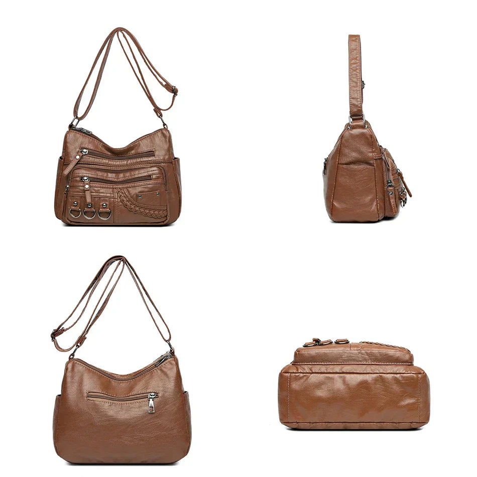 Sophia Retro Elegance | Cozy Zipper Pouch