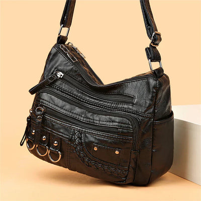 Sophia Retro Elegance | Cozy Zipper Pouch