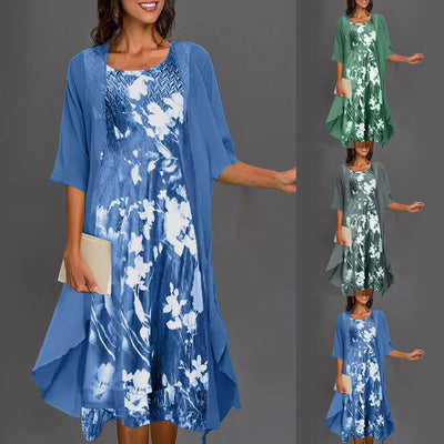 Aria | Chic Floral Print Dress Duo