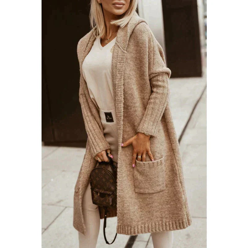Jenette | Luxuriously Cozy Hooded Cardigan