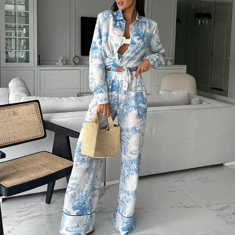 Sophie | Chic Long Sleeve Relaxed Fit 2 Piece Set