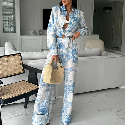 Sophie | Chic Long Sleeve Relaxed Fit 2 Piece Set