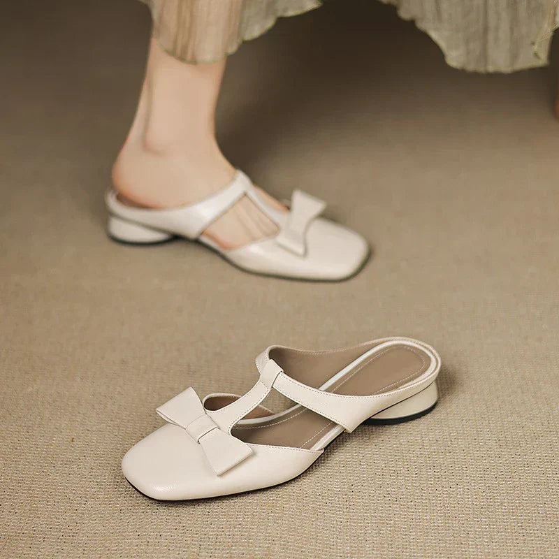 Lina Square Toe Slippers |