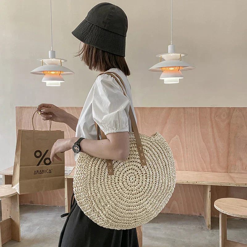 Sophie | Versatile Straw Tote Bag