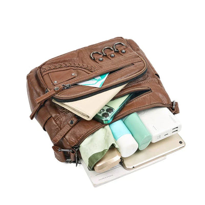 Sophia Retro Elegance | Cozy Zipper Pouch