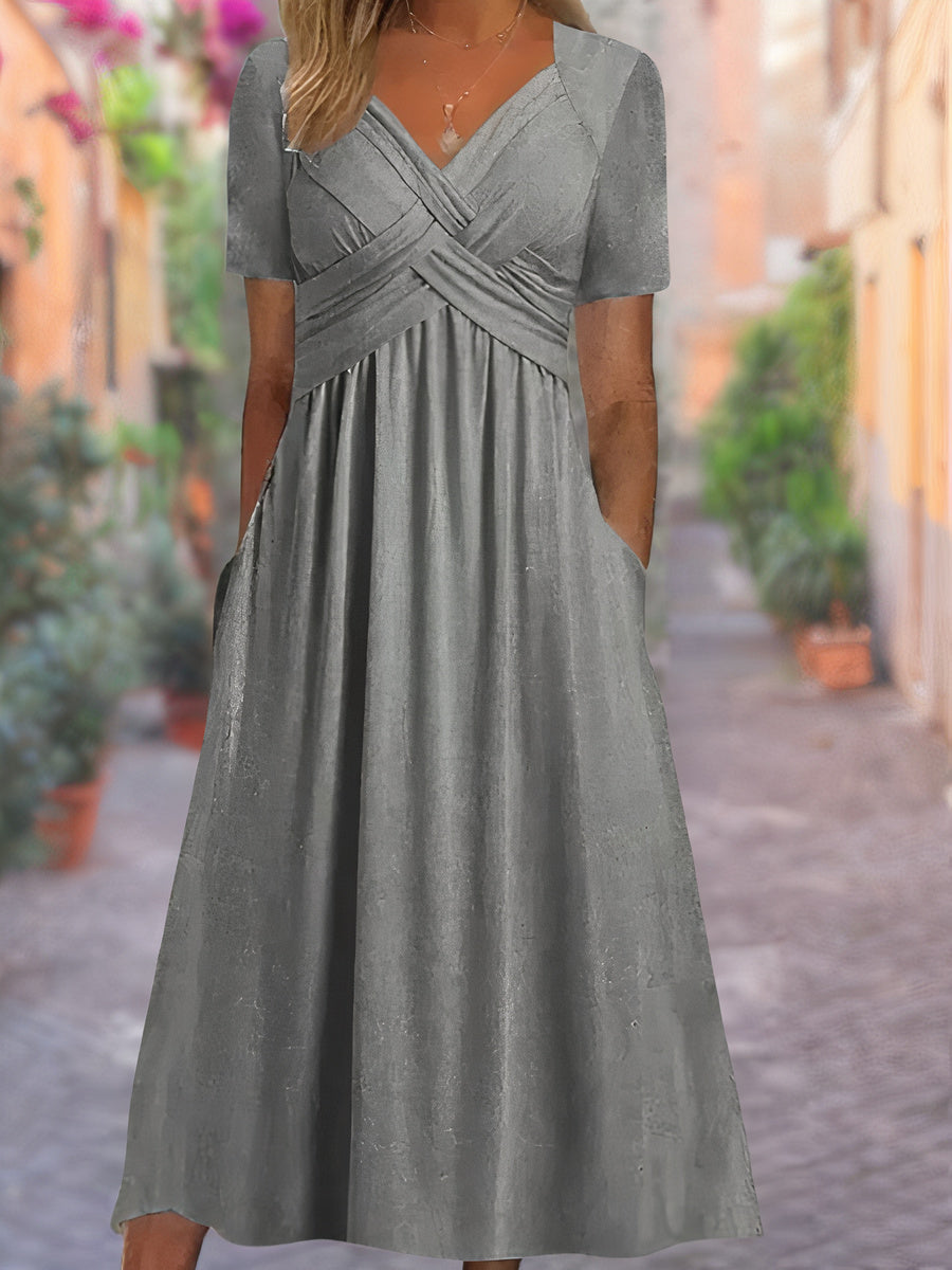 Emma | Stylish V-Neck Dress