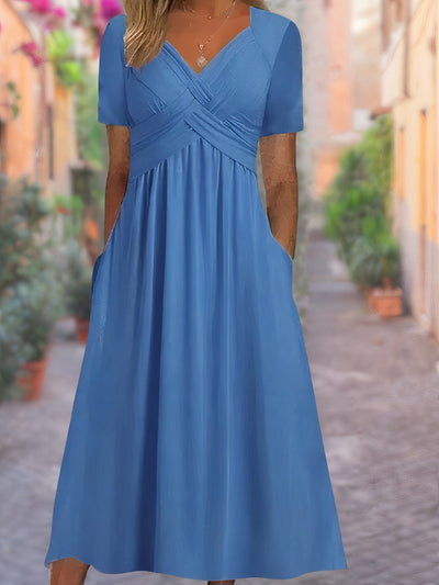 Emma | Stylish V-Neck Dress