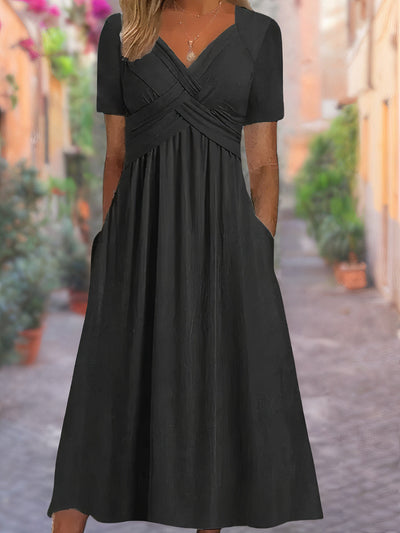 Emma | Stylish V-Neck Dress