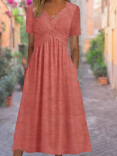 Emma | Stylish V-Neck Dress
