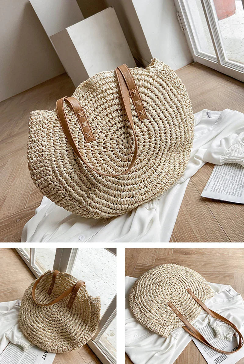 Sophie | Versatile Straw Tote Bag
