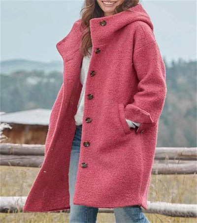 Sophia | Elegant Cozy Wool Long Coat