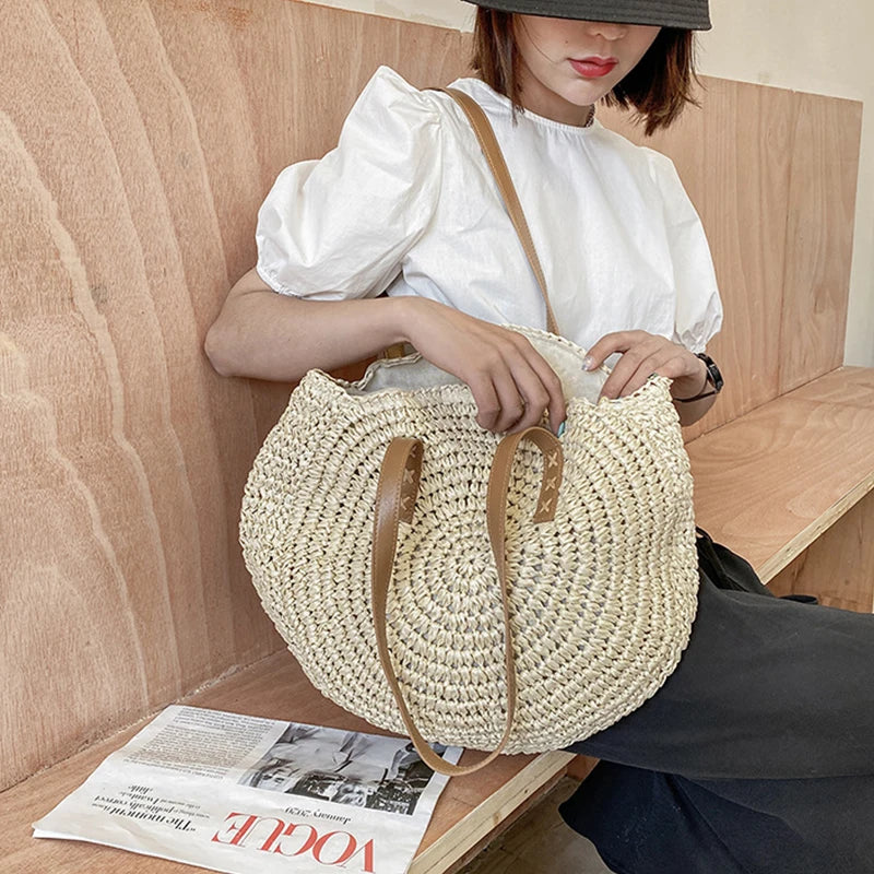 Sophie | Versatile Straw Tote Bag